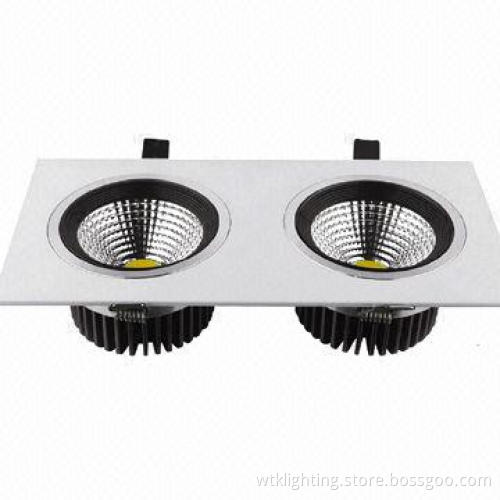 3 x 2 x 1W COB LED Ceiling Downlights with 85-265V AC Input Voltage